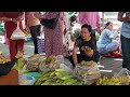 Amazing Street Food! Cambodian Countryside vs City Market: Rice Noodles, Seafood, Crab, fish & More
