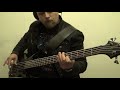 Kreator - Coma of souls (bass cover) with lyrics.