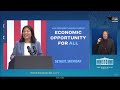 Vice President Harris Delivers Remarks on Nationwide Economic Opportunity Tour in Detroit