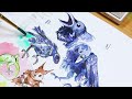 I Filled a Sketchbook Page & So Can You! // crows & watercolour