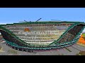 This is SUPER BOWL LVIII in Minecraft.