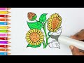 Sunflower Coloring Pages Fun & Educational Videos for Kids!