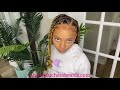 Her Longest Braids EVER! | Knotless Braids