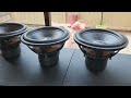 REMOVING damage subwoofers Fi audio and Crescendo system (La Taz)