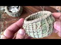 Making a Basket from Pine Needles | Weaving Tutorial | Pine Baskets