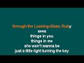 Ruby Through the Looking Glass Tori Amos Karaoke Lyrics