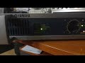 2000W 8Ω Yamaha P7000S Powerful Audio Amplifier on testing with software compressor EQ 7band limiter