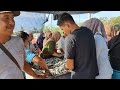 pendaratan kelam baru hasil tangkapan dan penjualan ikan di pantai Telaga Papan