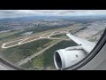 Lufthansa A320 D-AIQT takeoff from Frankfurt Airport FRA
