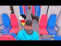 Franklin and Shinchan Journey in Train for Enjoy or Shinchan Set Up Camp & Play in Snowball IN GTA V