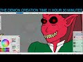 Demon Dude [Art Timelapse] Demon Week
