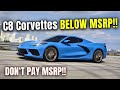 C8 CORVETTES BELOW MSRP! They are NOT SELLING!!