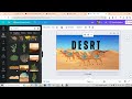 How to Desert 3D Design in Canva Very Easy