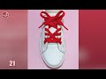 24 Ways to tie your shoelaces, How to tie shoelaces, shoes lace styles, #shoelace #shorts #viral