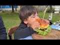 Forget All Other Burgers! This is a Legend: Cooking Village-Style Beef Burger Delight on a Mud Stove