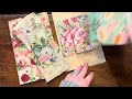 How to use napkins in Junk Journals/Fuse napkins to paper, a tutorial!