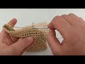 Paper rope, spike model mini bag. Phone bag, mini bag