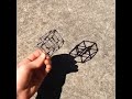 3D tesseract with shadow