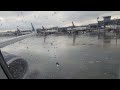 Delta Airlines Airbus A321-200 landing on a muggy & rainy at Hartsfield International