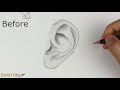 How to Draw Ears | Side View