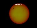 I filmed AR3664 A massive Sunspot cluster on the surface of sun. 11 May 2024