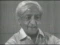 If there was no 'me' would there be suffering? | J. Krishnamurti
