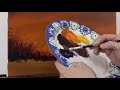 Golden Hour Sunset Step by Step Acrylic Painting on Canvas for Beginners