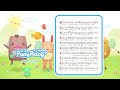 Exercise - Nursery rhyme piano sheet music - PonyRang TV Kids Play