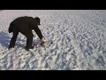 DJI NAZA Quadcopter winter flight, Russia, Saint-Petersburg