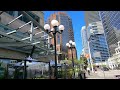 🇨🇦 【4K】☀️  Downtown Vancouver BC, Canada. Amazing Sunny Day. Relaxing Walk. May 02,  2024.