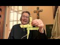 How to make a St. Bridget's Cross by folding a Palm Sunday Palm