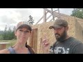 How To Build A Shed (Part 2) | How To Cut Roof Rafters | Framing A Roof