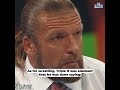 Why Triple H Will Never Wrestle Again... #shorts