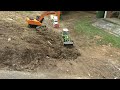 RC tracked Loader road clearing