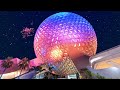 Epcot Fireworks Ambience | Epcot Entrance Spaceship Earth Ambience