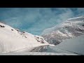 Relaxing 4K Snowy Drive in Norway | Geirangerfjord, Driving Sounds for Sleep and Study ASMR