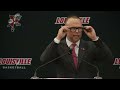 'Wow' | Pat Kelsey calls UofL program 'historic, tradition-rich' in first speech as head coach