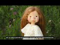 Making of Fiber Art Doll: Catalina Cordelia, Unintentional ASMR Sewing and Needle Felting