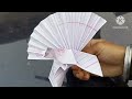 Peacock paper bird fly paper bird how to make peacock  🦚 #paper #paperfold