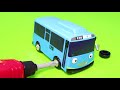 Tayo the Little Bus Friends Toys - Excavator, fire truck, police toy car for kids