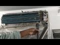 How to service split AC/AC cleaning at home with pressure washer/AC service