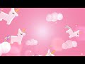10 Hour HD Unicorn Sky Lullaby Music for Babies Kids and Children to Sleep and Relax to Lullabies