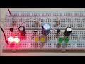 How to make a simple led traffic light circuit