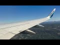 [4K] – Full Flight – WestJet – Boeing 737-8CT – YLW-YEG – C-GJLS – WS190 – IFS 889