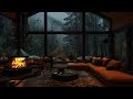 Cozy Rain Ambience - Rain Forest Out Reading Nook Makes You Can Fall Into Deep Sleep In 3Mins - Asmr