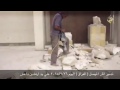 تدمير اثار الموصل/ العراق  يوم الخميس ٢٦/٢/٢٠١٥