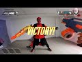 NERF War | SPIDER-MAN Bros vs BAD GUY Team (Nerf First Person Shooter)