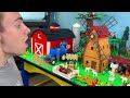 I built a giant LEGO FARM...