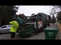 Waste Management Autocar ACX McNeilus Carry Can Garbage Truck Flying Through Compost!