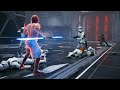 Stormtroopers vs Lightsaber Raiders - STAR WARS JEDI SURVIVOR NPC Wars